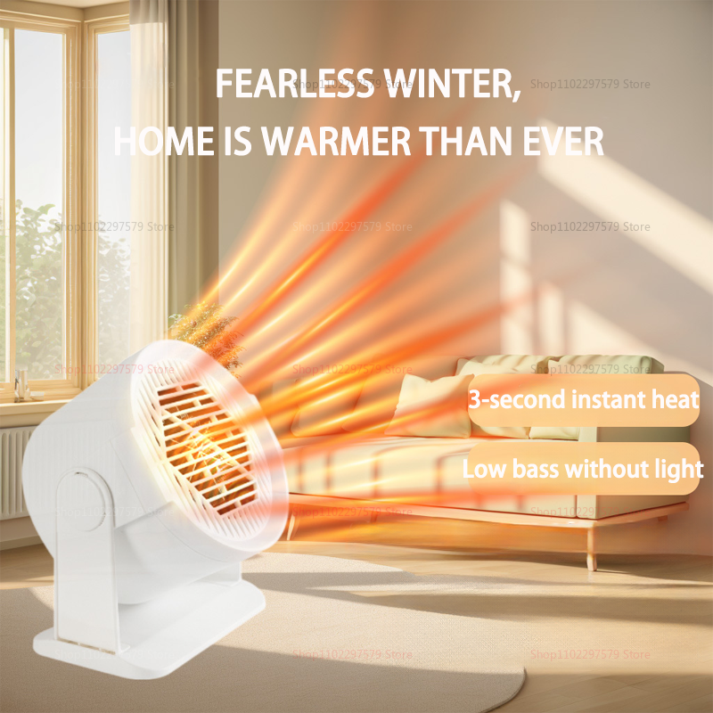 Portable Warm Air Blower Electric Foot Heater Small Space Heater Energy Saving Instant Heating Household Home Office Use
