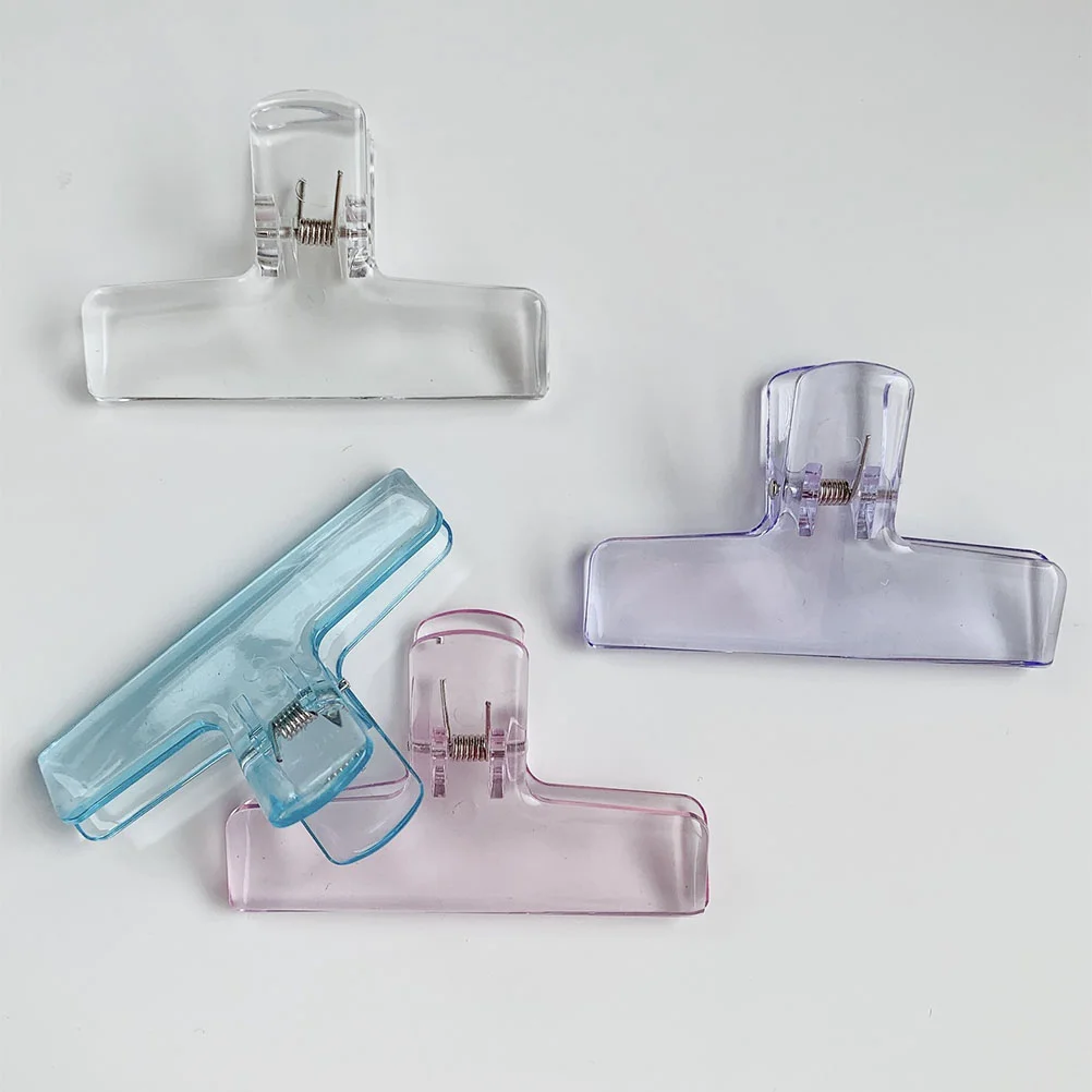 Clips de classeur décoratifs multifonctions, 6 pièces, pour documents de bureau