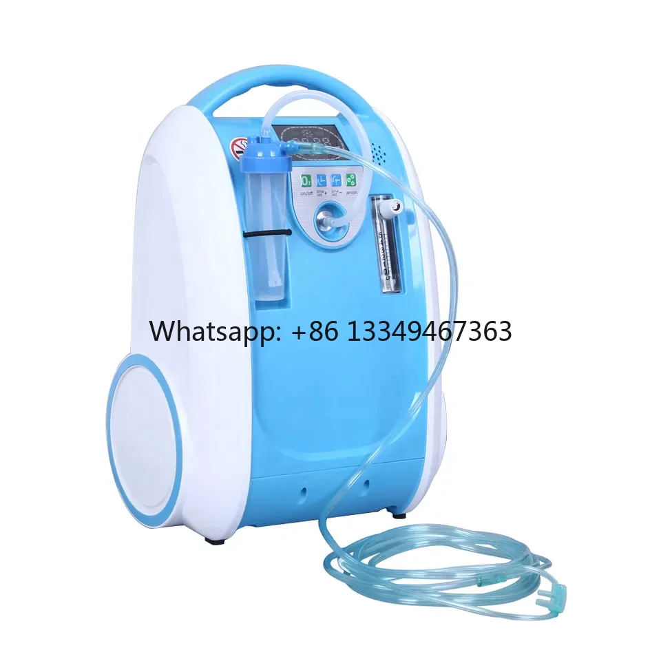 Portable Small Home Car Ambulance Oxygen Concentrator Generator with Battery Medical