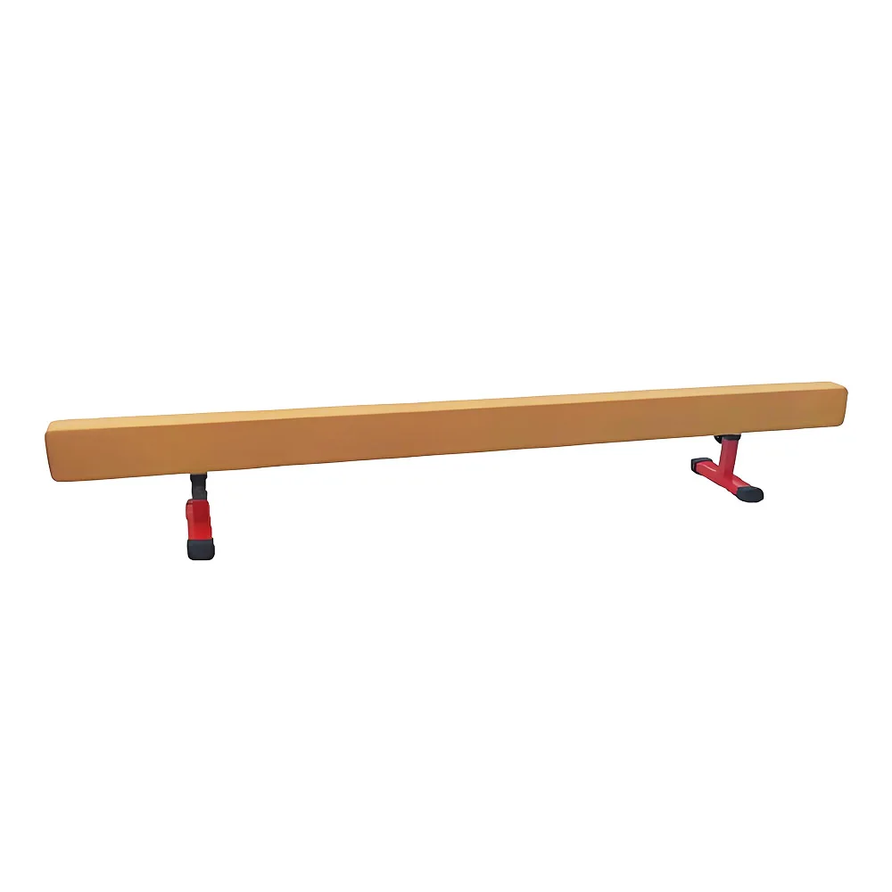 

Adjustable Height Kids Balance Beam Wooden Floor Gymnastic Equipment for Home Use