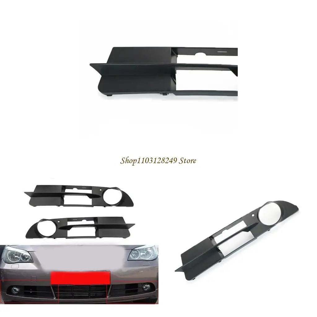 Car Fog Lamps Decoration Frame Cover 51117049243 51117049244 for E60 E61 535i Fog Lights Trim Replacement