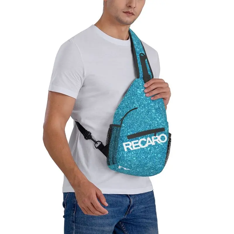 Modne Recaros z Logo plecak typu Crossbody torba na klatkę piersiowa na ramię dla mężczyzn do jazdy na rowerze