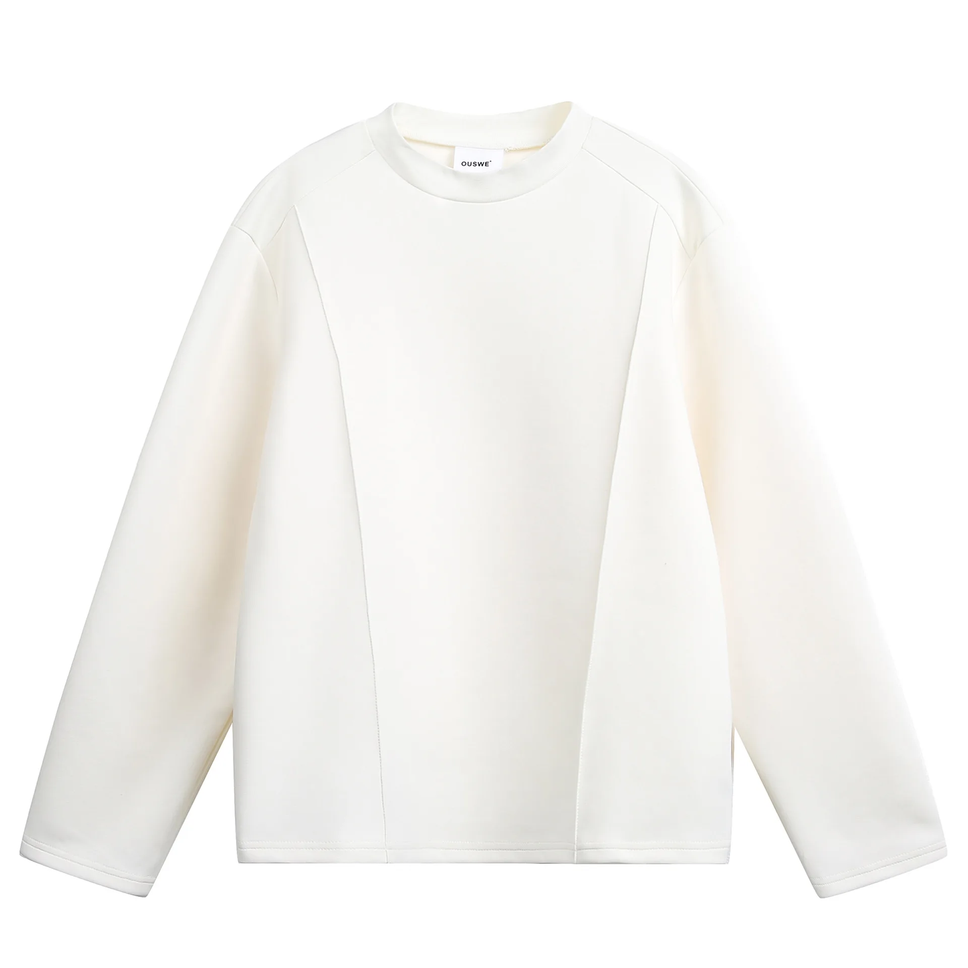 

Akkad Kuti 2026 Spring New American Short Style Deconstructed Splicing Long Sleeve T-shirt for Men and Women Loose Base Shirt