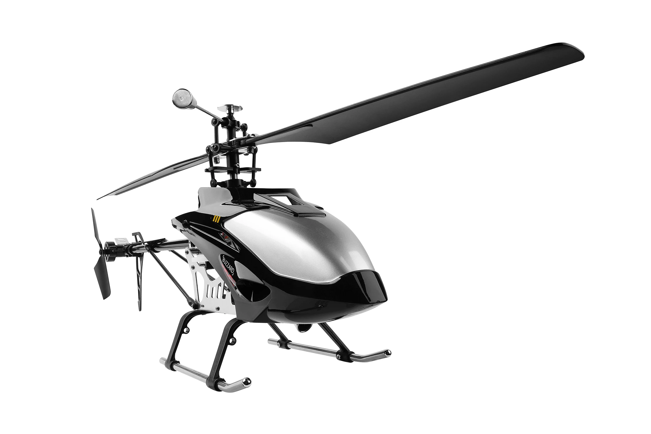 V913-A Black Silver Large Brushless Remote Control Alloy Helicopter Aircraft 4CH RC Heli Model Fall Resistant Altitude Maintain