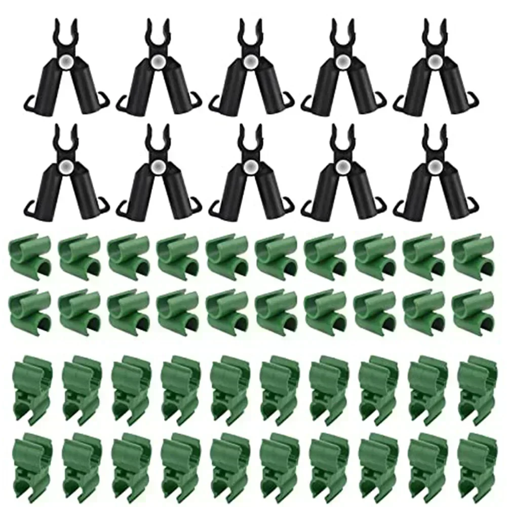 11mm Adjustable Buckle Clips Adjustable Plant Support Clips Accessory Complete Set Of Connectors For Garden Setup