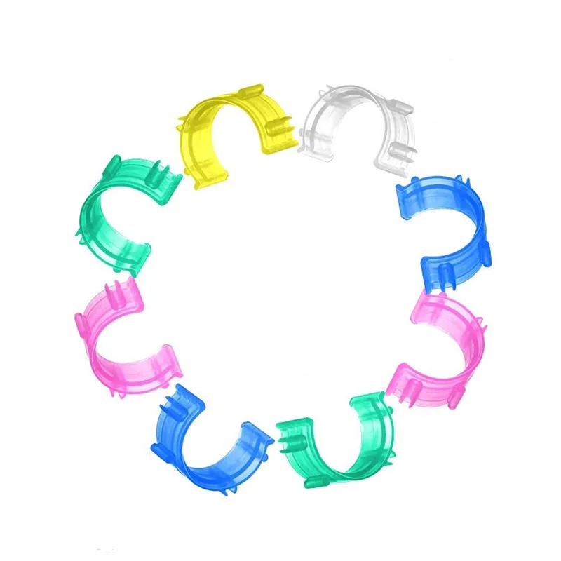 10Pcs Plastic Bobbin Fixing Clips Thread Core Holding Clip To Prevent Thread From Falling Off Sewing & Embroidery Bobbin Tools