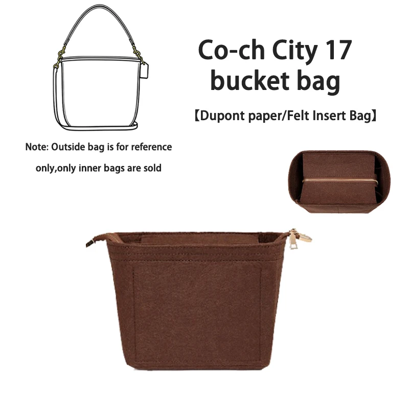 منظم إدراج ورق/محفظة من EverToner Dupont مناسب لحقيبة دلو Co-ch City 17 منظم تخزين ببطانة داخلية خفيفة الوزن