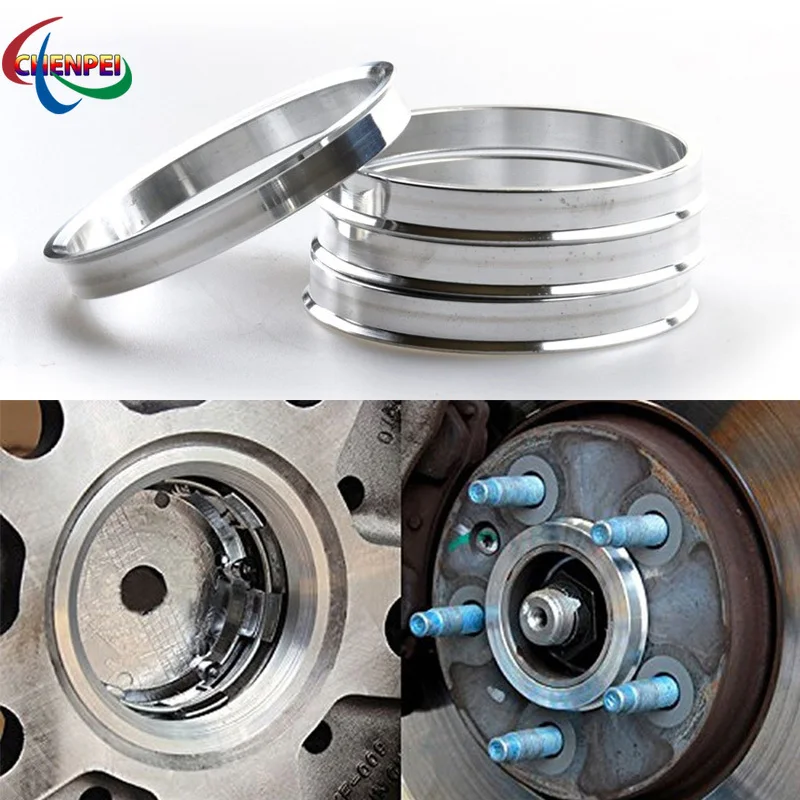 Universal Wheel Hub Center Rings Aluminum Alloy Centric Hub Ring OD 73.1 67.1 66.1 66.6 72.6 to ID 57.1 60.1 64.1 etc