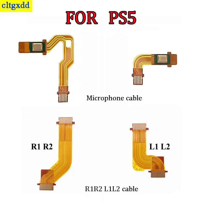 لوحدة تحكم PS5 كابل مرن أصلي V1.0 V2.0 V3.0 طبقة موصلة جهاز استقبال داخلي عصا التحكم مقبس شحن المتكلم