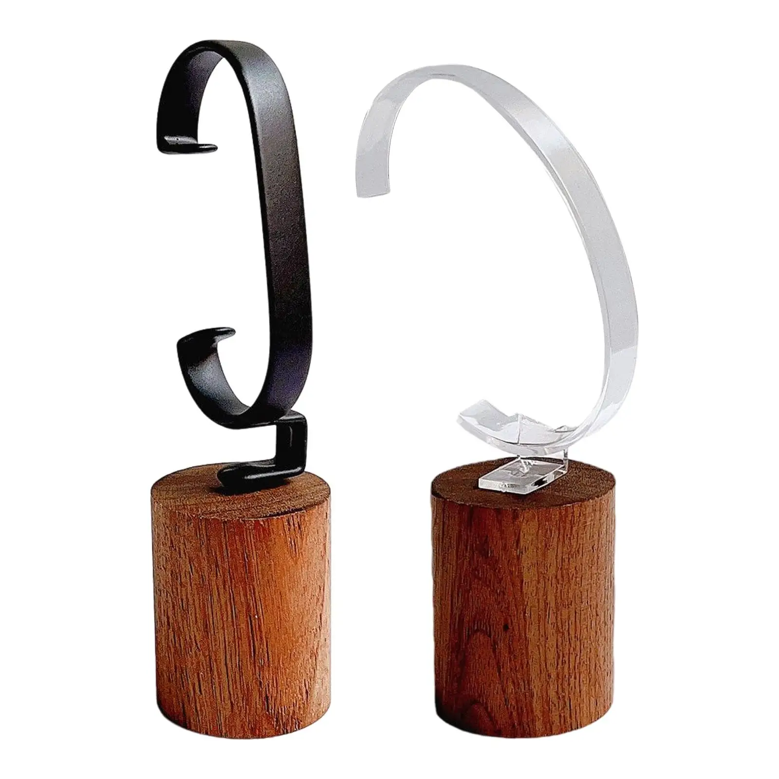 

Watch Display Stand Shelf Wooden Base for Jewelry Showcase Counter Accessory