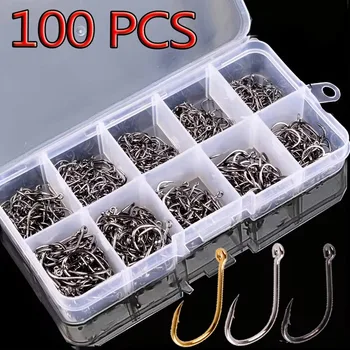 Carbon Steel Fishing Hooks 1
