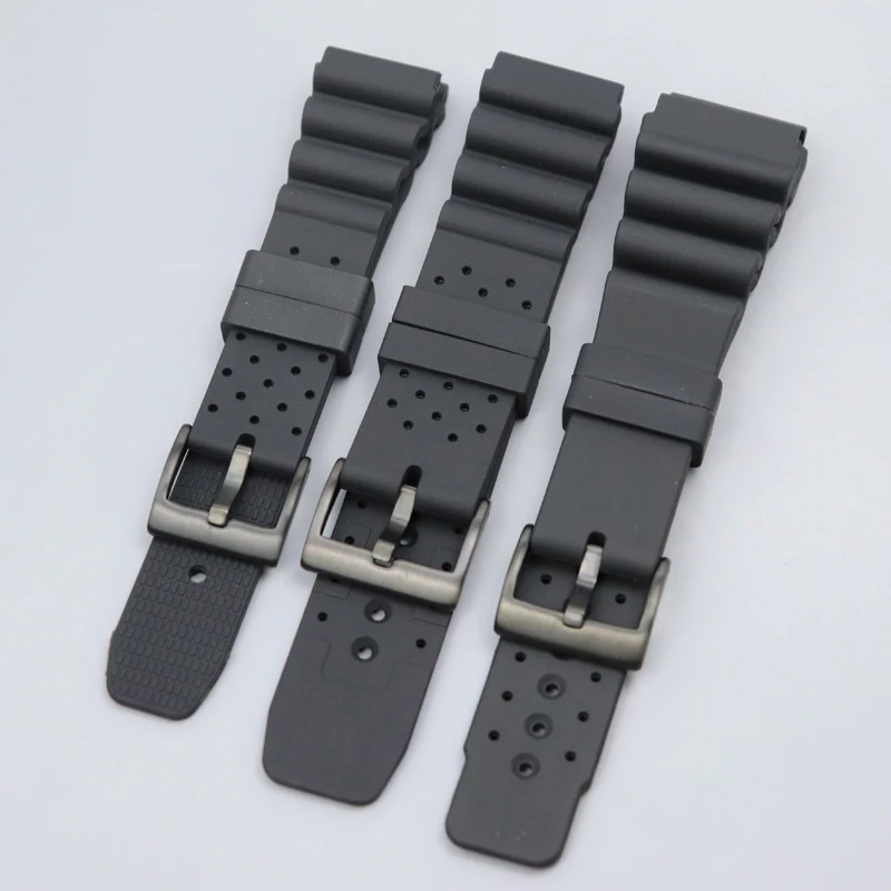 Diver Rubber Resin Strap for Seiko 20/22/24mm Sport Watch Band ND Limits Bracelet Accessoriesaster