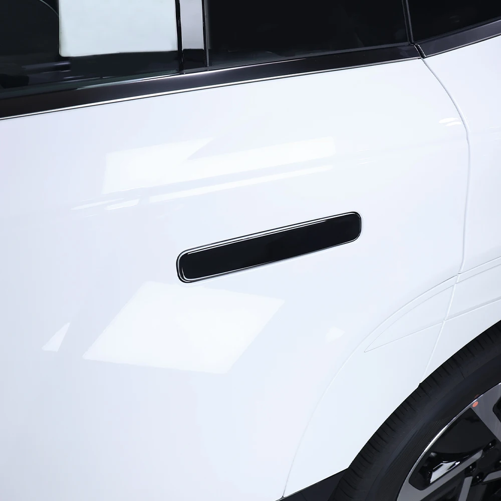 

Car Exterior Accessories External Door Handle Cover Stripes Trim Carbon Fiber/Black Style For Hyundai IONIQ 9 2025 2026 LHD/RHD