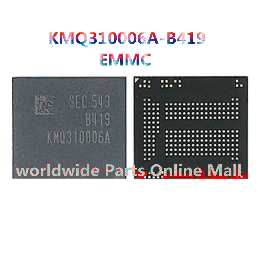 Флэш-микросхема памяти 1 шт.-5 шт. Φ KMQ310006A eMMC BGA221