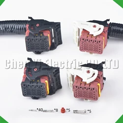 53 Pin Receptacle Modular Wiring Plug ECU connector 34763-0001 64321-2011 64321-1019 98997-1002 For John Deere 210 VCU Peugeot