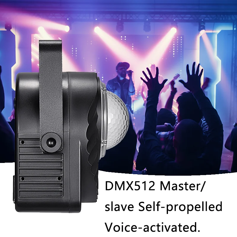 

Brand New 20W Mini 4 in 1 RGBW Lamp Universal DMX512 12 Channel Voice Control Party Wedding Christmas DJ