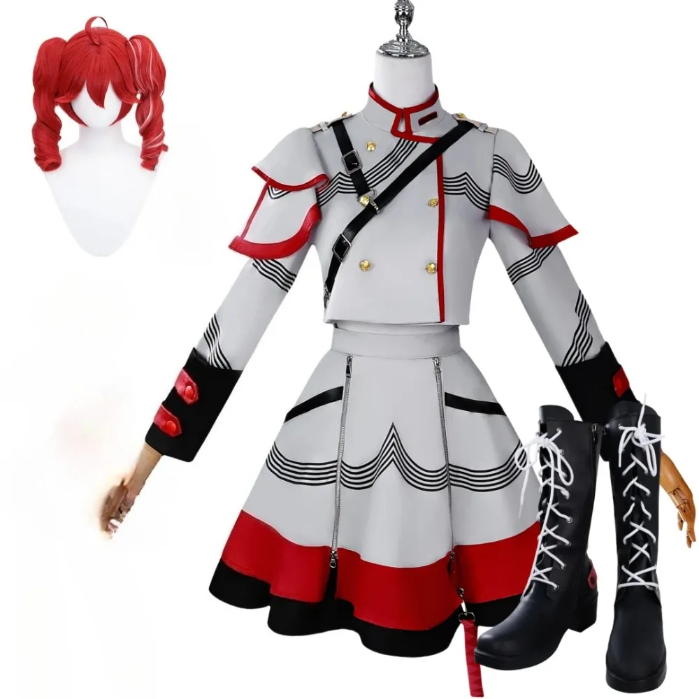 

Kasane Teto Cosplay Costume Adult Carnival Uniform Anime Halloween Party Costumes Masquerade Women Game