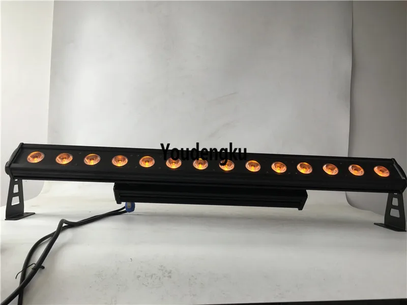 

8 шт., индивидуальная пиксельная панель управления, светодиодный настенный светильник 14x18 Вт, rgbwauv 6 в 1, уличные водонепроницаемые светодиодные стробоскопы DMX