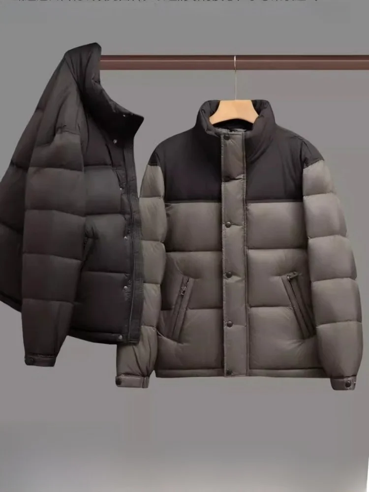 

Ультрадлинное мужское зимнее пальто-куртка с высоким коэффициентом утепления, водонепроницаемое, повседневное, с длинными рукавами и молнией