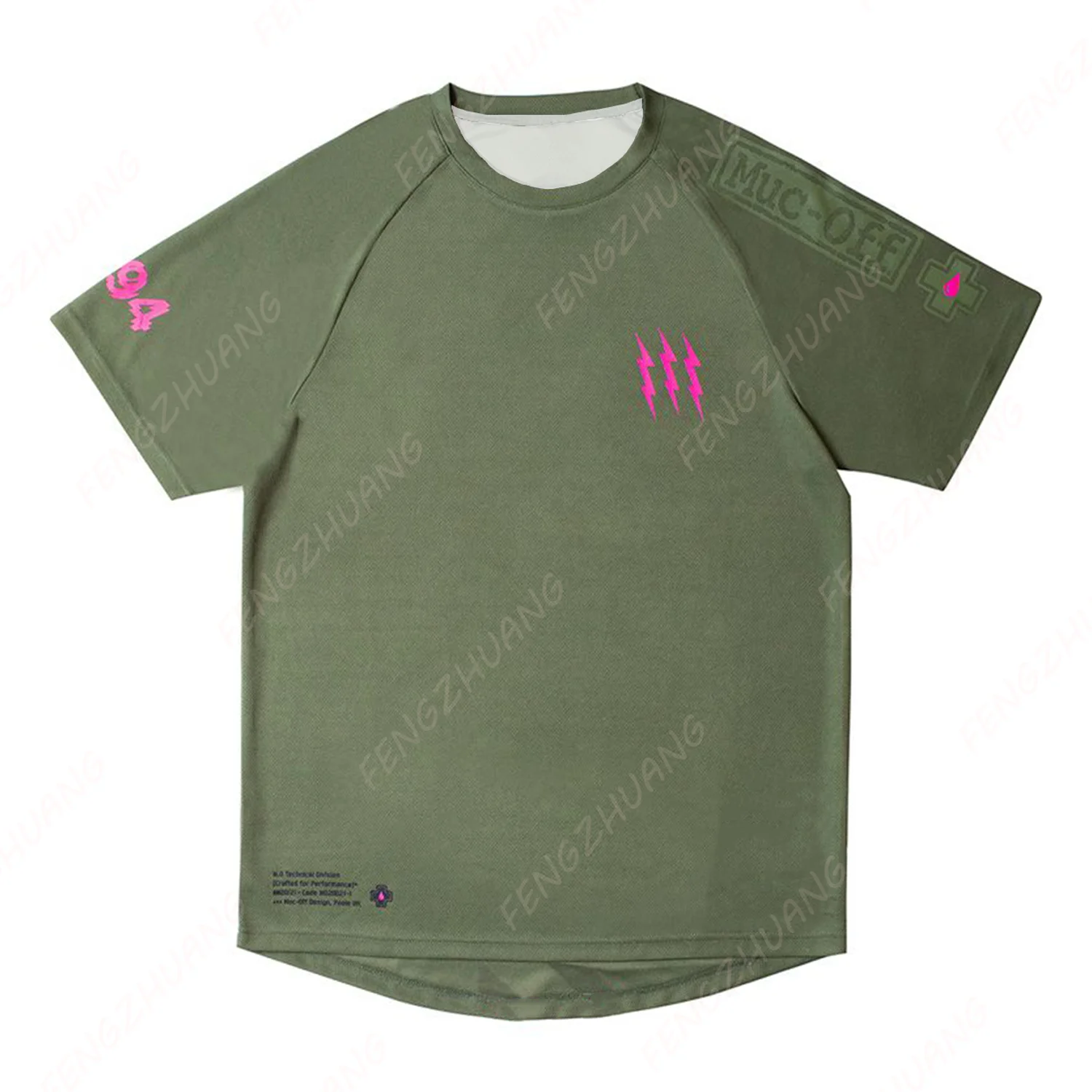 MUC-OFF USA Riders Short-Sleeve Jersey New Outdoor Riding Wear 3D Printed Sports T-shirt Top Mountain Bike Racing Tops Mens