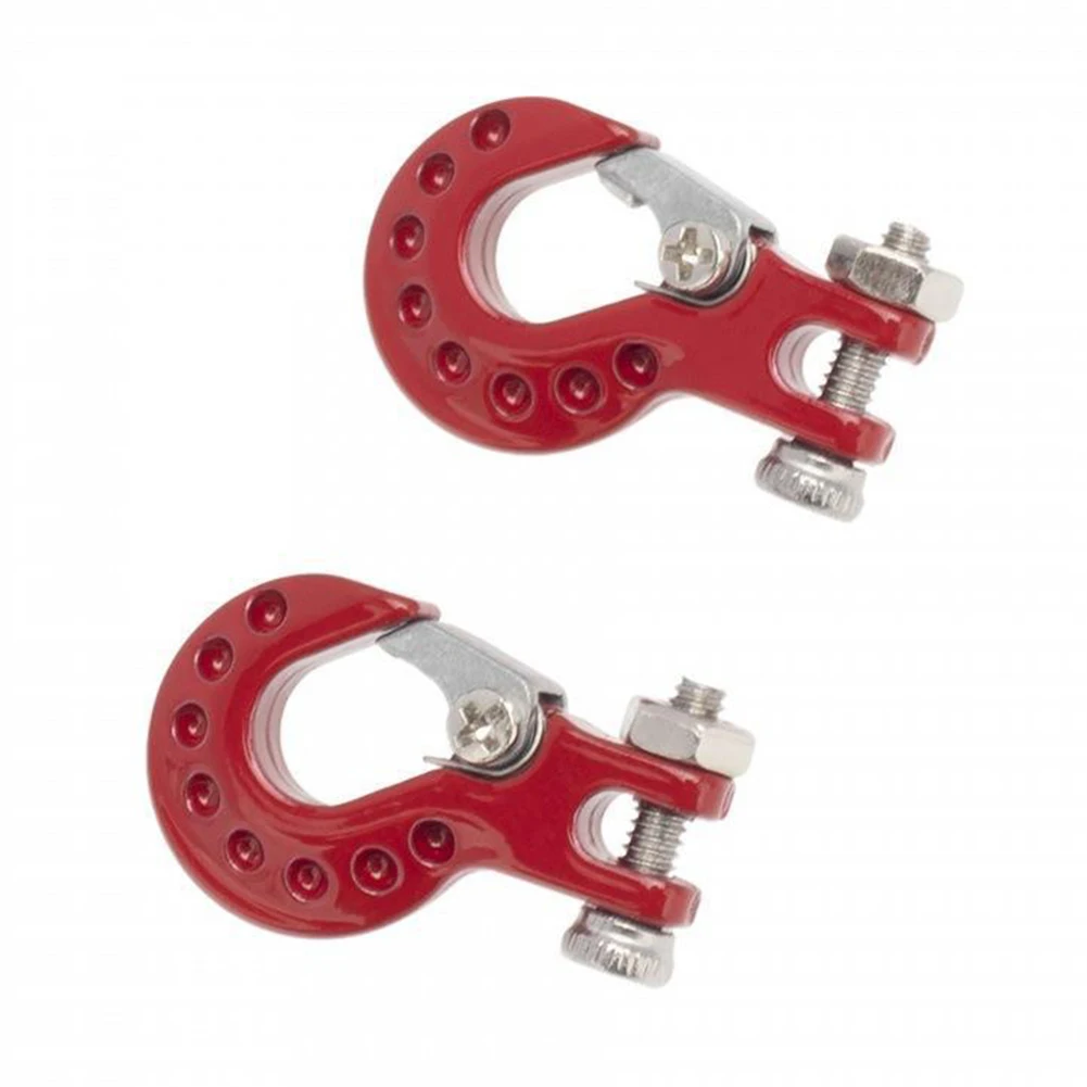 2pcs RC Car Metal Winch Tow Hook Trailer Towing Hook For Axial SCX10 1/10 RC Car 19mm*12mm Length Range: 121mm-155mm