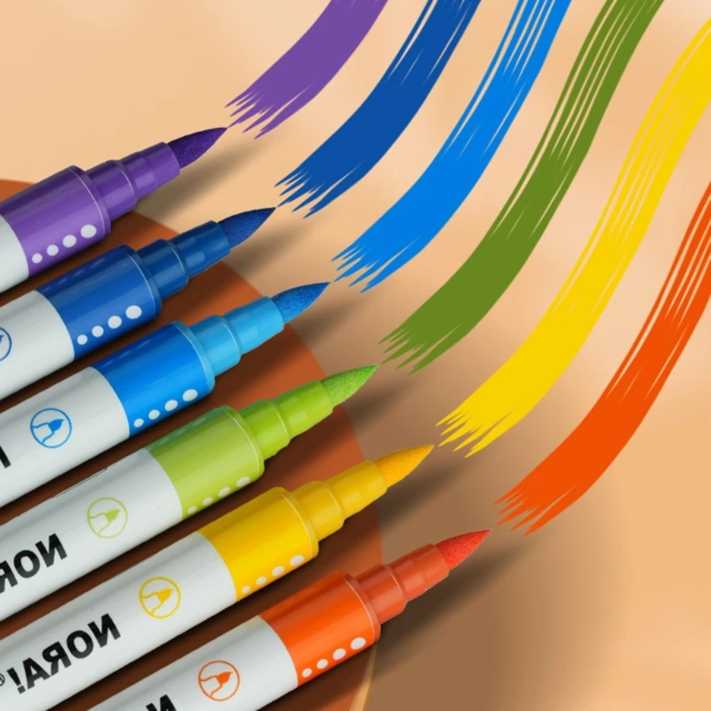 F3MA Акриловый маркер для кисти и тонкий наконечник для поделок и художественных проектов для детей, наскальная живопись, ручки