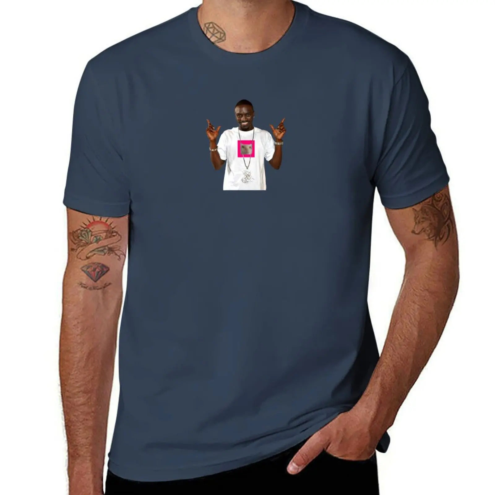 

Akon T-Shirt t shirts for man graphic tees t shirt man luxury t shirts for man graphic vintage T-Shirt