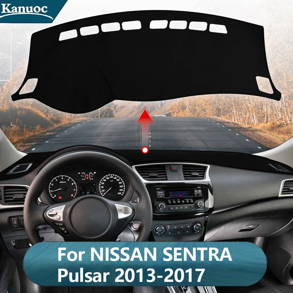 

Car Dashboard Cover Dash Protect Mat Pad For NISSAN SENTRA Pulsar 2013 2014-2017 Sunshade Dashmat Carpet Rug Car Accessories
