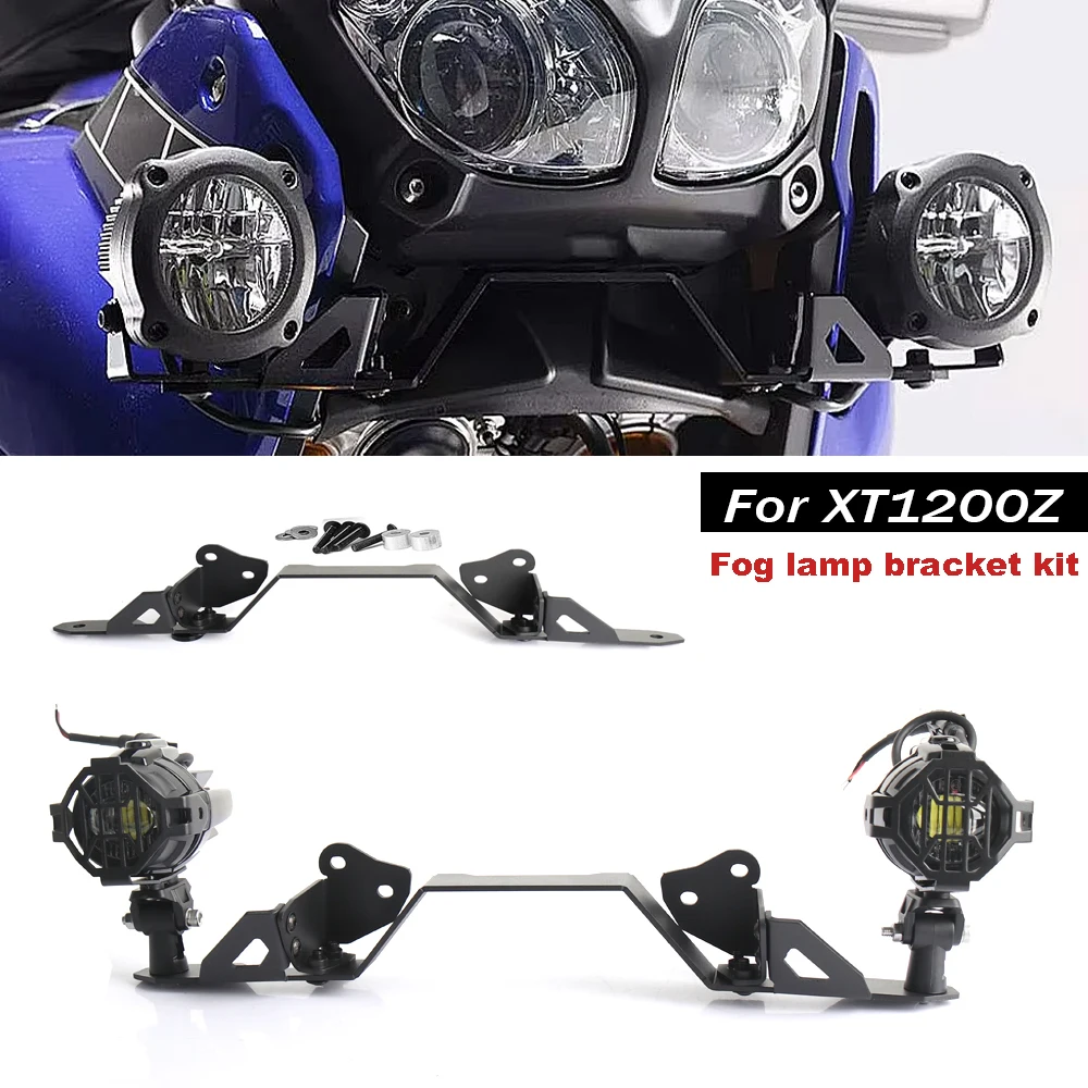 

For Yamaha XT 1200 Z XT1200Z XTZ 1200 Super Tenere 2014-19 Motorcycle Headlight Fog light Auxiliary bracket Spotlight holder kit