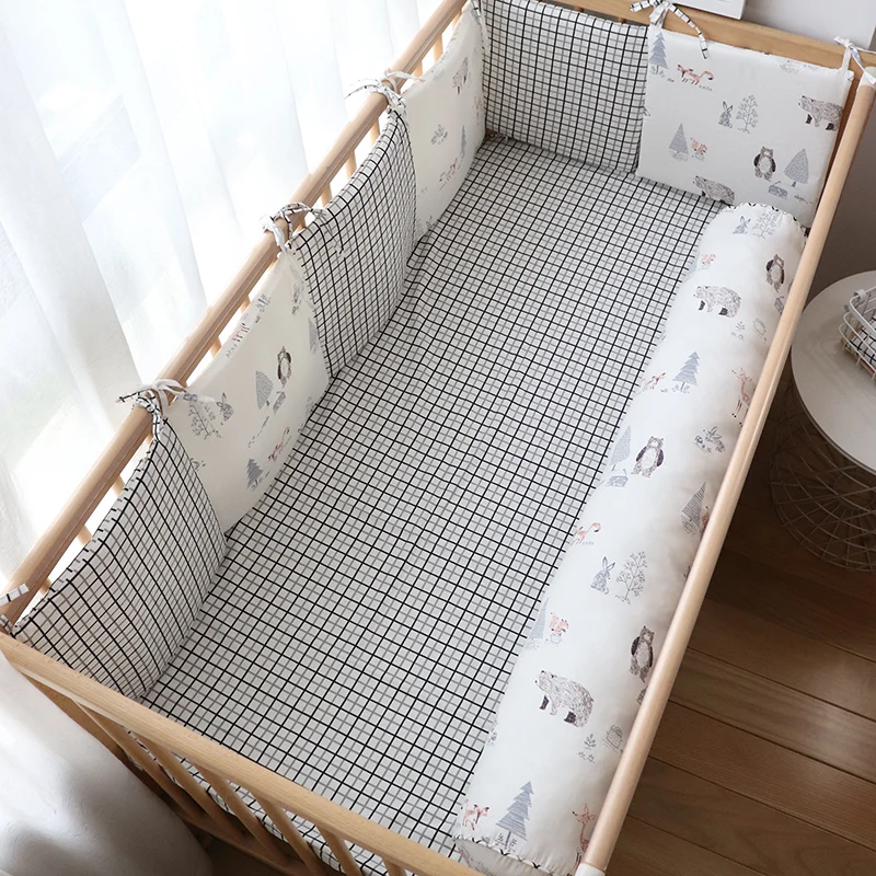 Pare-chocs de protection pour nouveau-né, décor nordique pour chambre de bébé, pour enfant garçon et fille