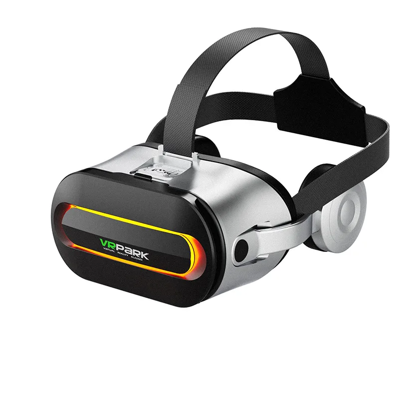 J60 Bluetooth 5.0 3D VR Smart Virtual Reality Glasses with Headset Helmet for 4.5-6.7 Inch Smart Phone Video Game Binoculars