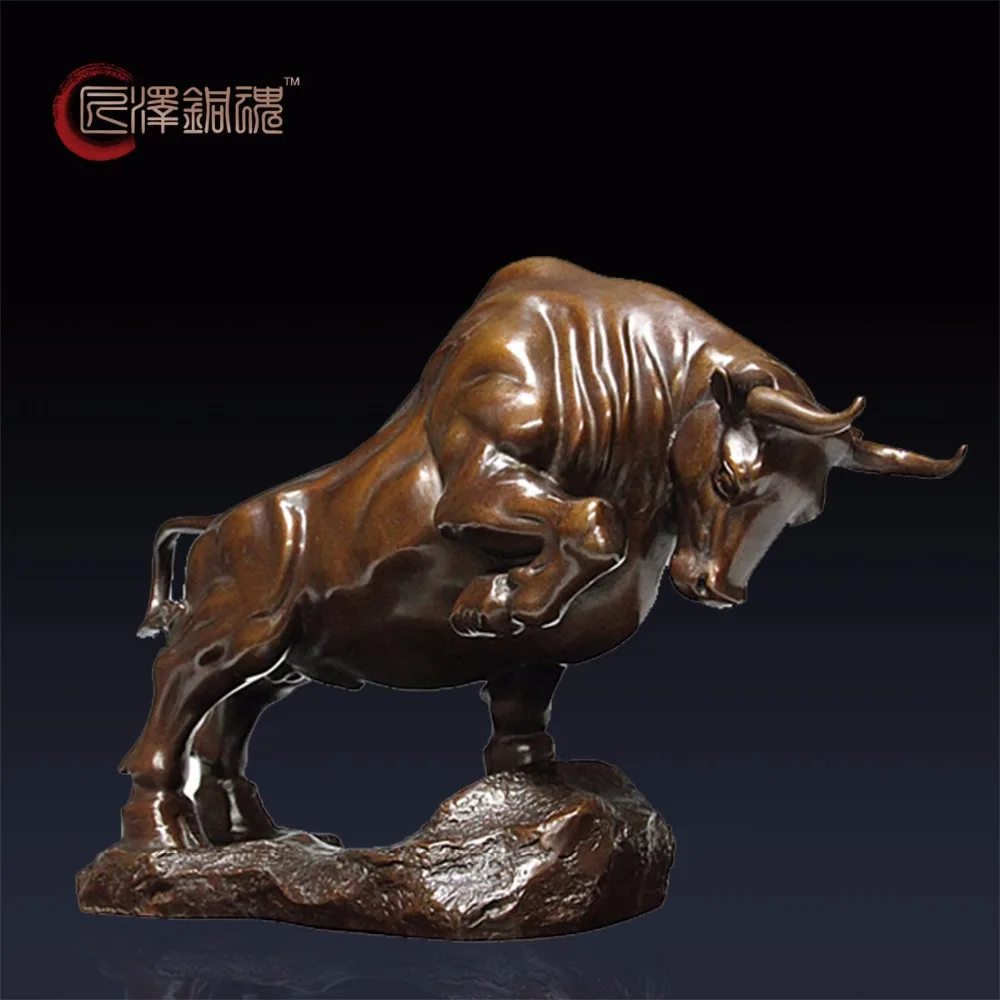 Imagem -02 - Dinheiro Desenho Wall Street Bull Cow Estátua de Bronze Talismã Proteção Presente Melhor Negócio Home Office Talismã Eficaz