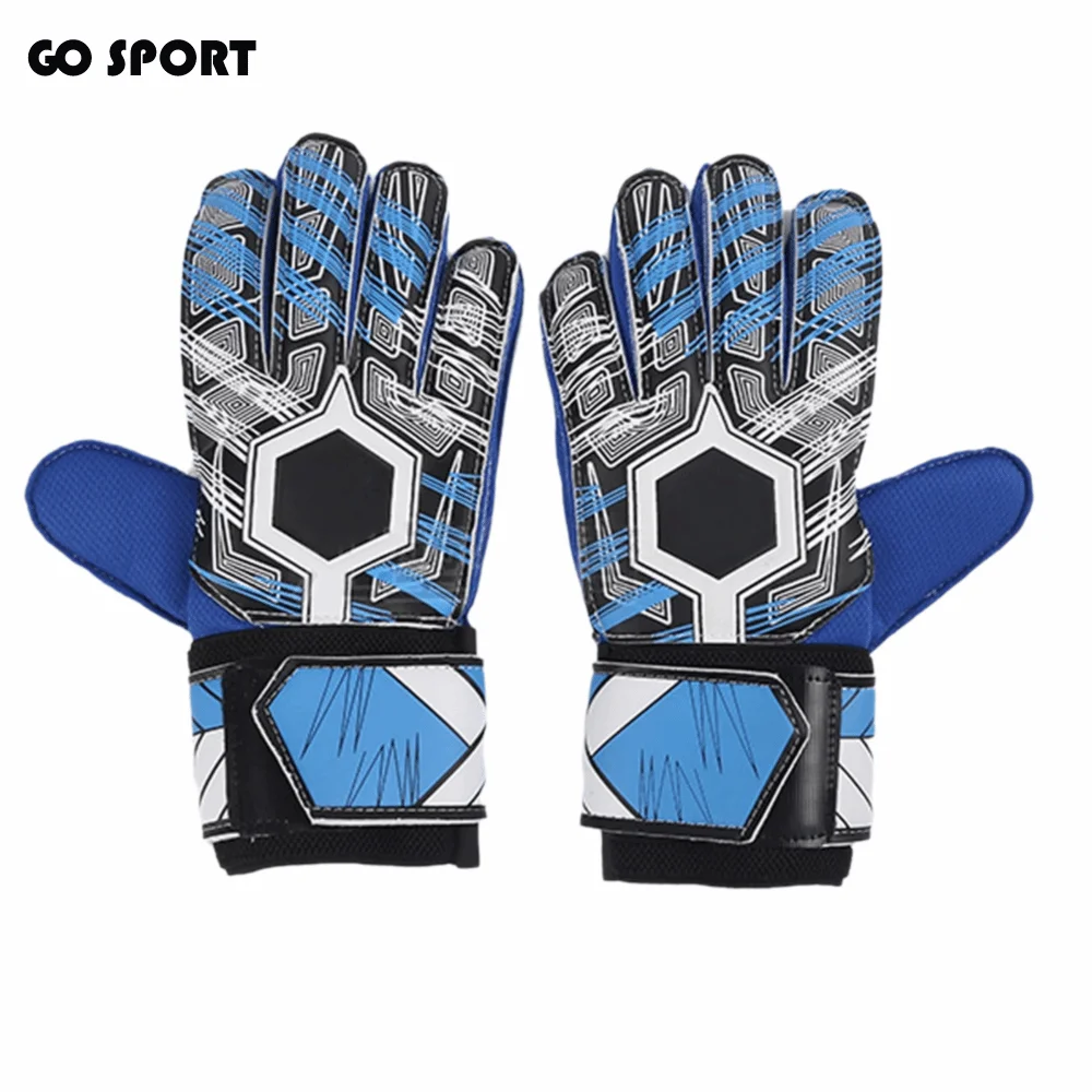 

Вратарские перчатки с защитой пальцев, нескользящие, износостойкие, латексные футбольные перчатки, утолщенные, с защитой для рук, спортивные перчатки