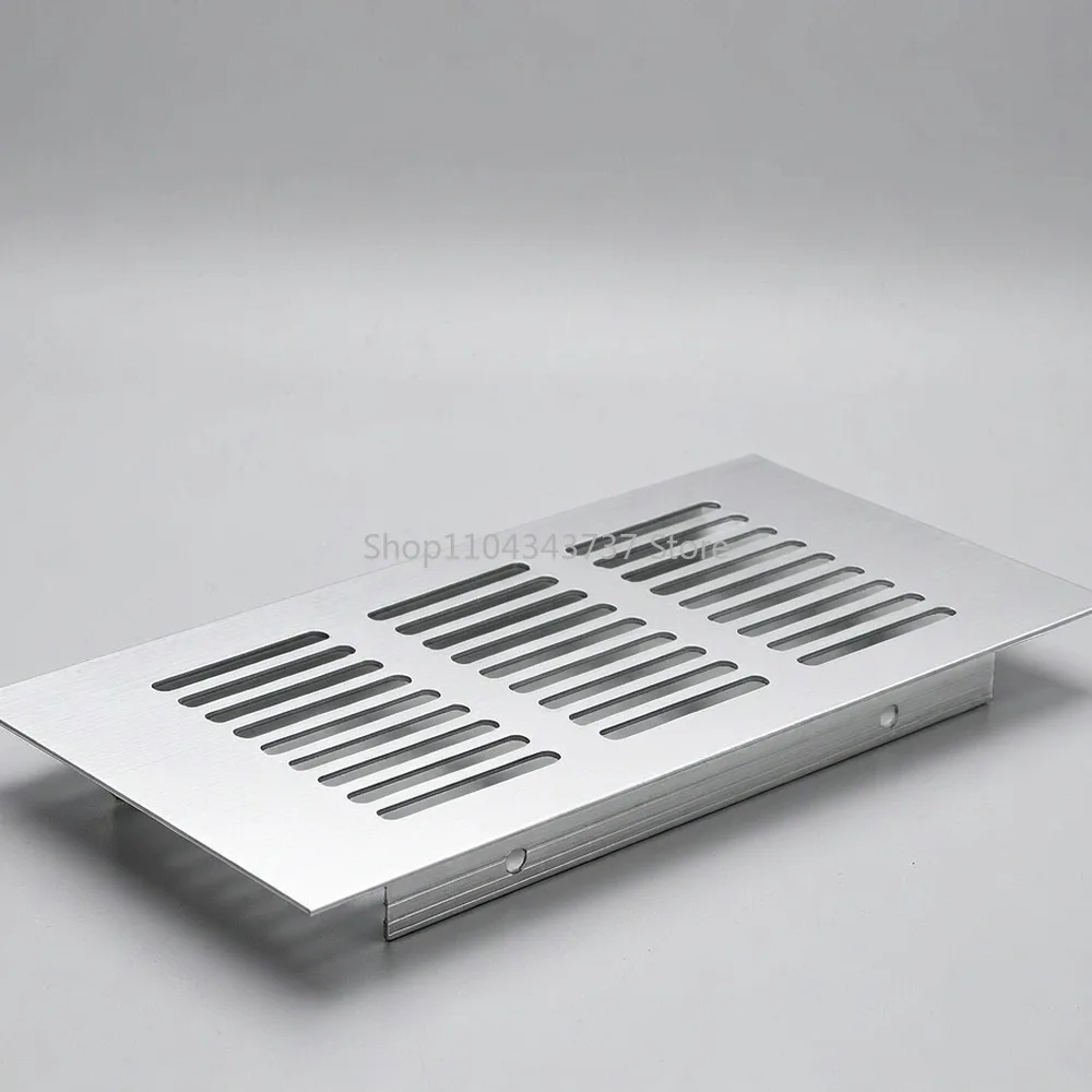 Aluminum Alloy Cabinet Air Vent Grille Cover 50/60/80mm Wardrobe Shoe Closet Ventilation Mesh Panel Hardware