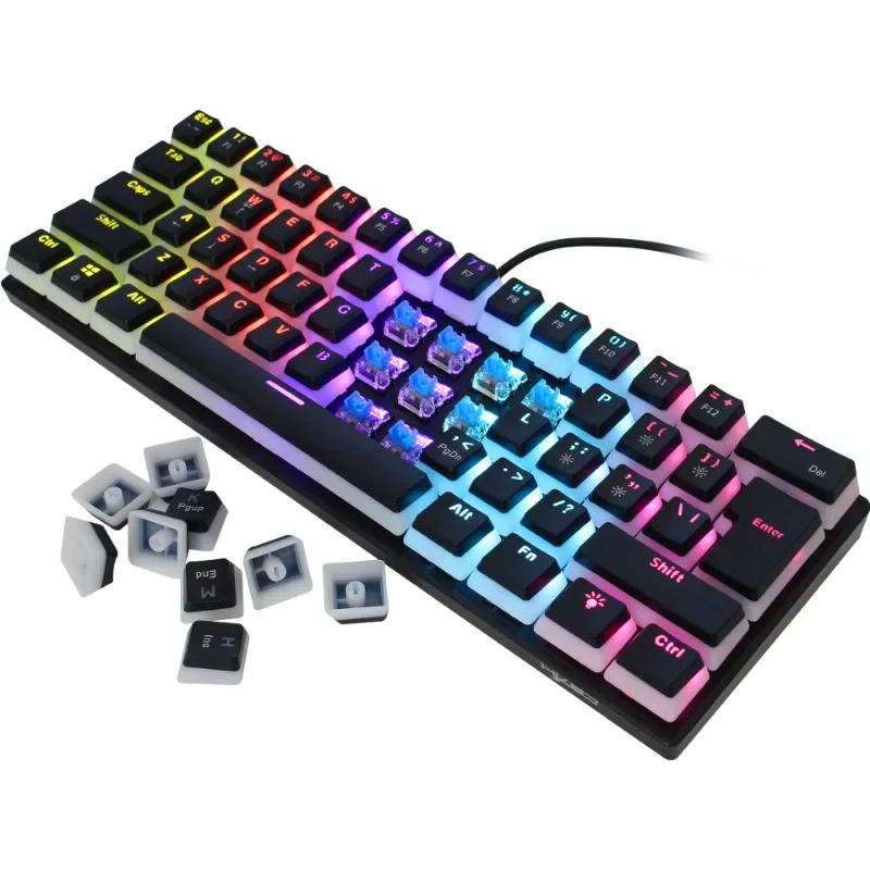 Wired mechanical keyboard 60% Gamer Colorful  pc key board Backlit mini Gaming pudding keyborads switch Musical teclado mecanico