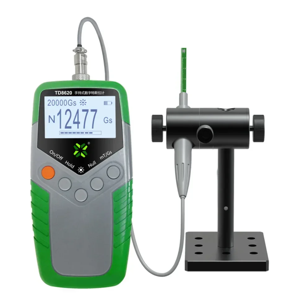 TD8620 Handheld Digital Permanent Magnet Gauss Meter Tesla Meter Magnetic Flux Meter Surface Magnetic Field Test