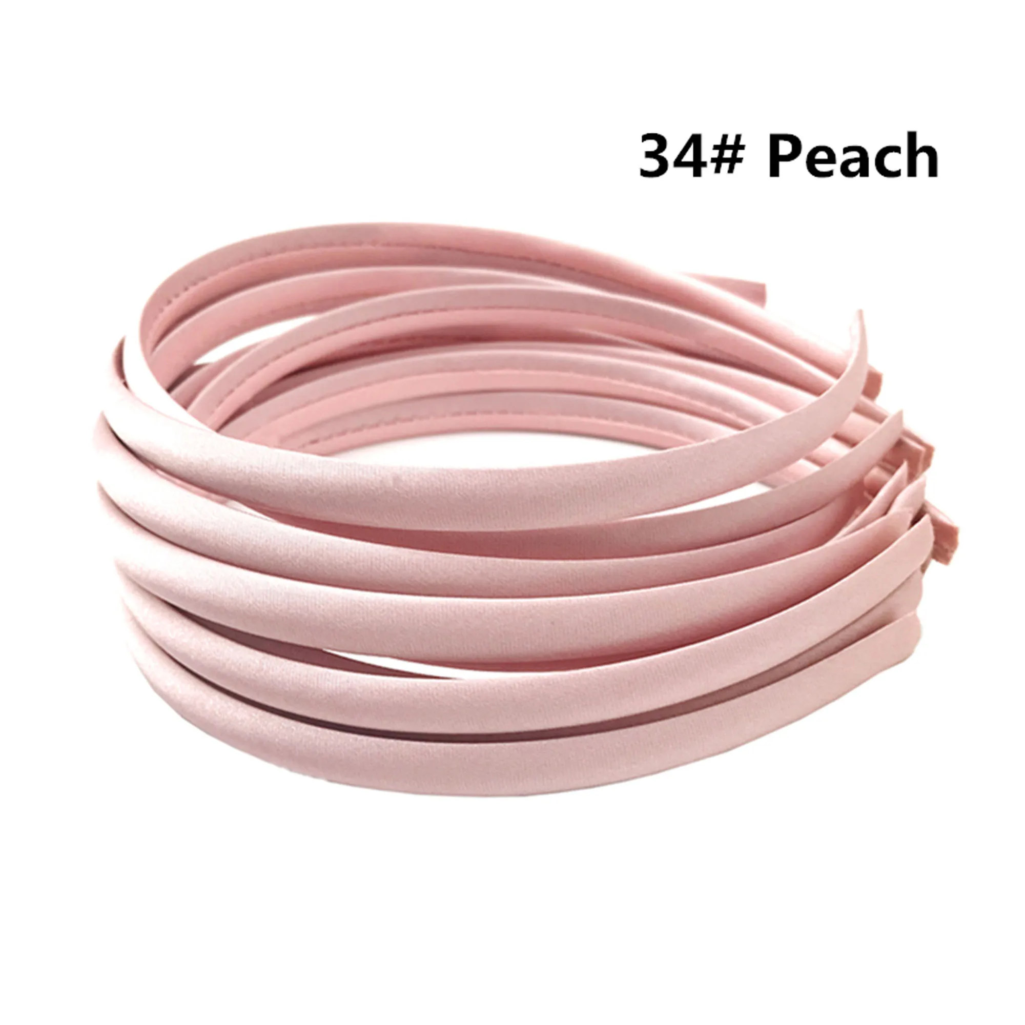 10 Stück/30 Stück mit Stoff überzogenes Haarband, 1 cm, Bonbonfarben, Harz-Stirnband, Mädchen-Haarband für DIY-Kopfbedeckungen, Boutique-Geschenke – Detail 31