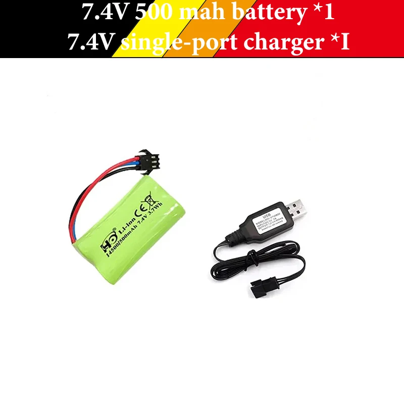 Original mn82 mn82pro mn82s mn78 mn128 mn99s mn168 carro de controle remoto 7.4v 500mah 2s peças de bateria de lítio