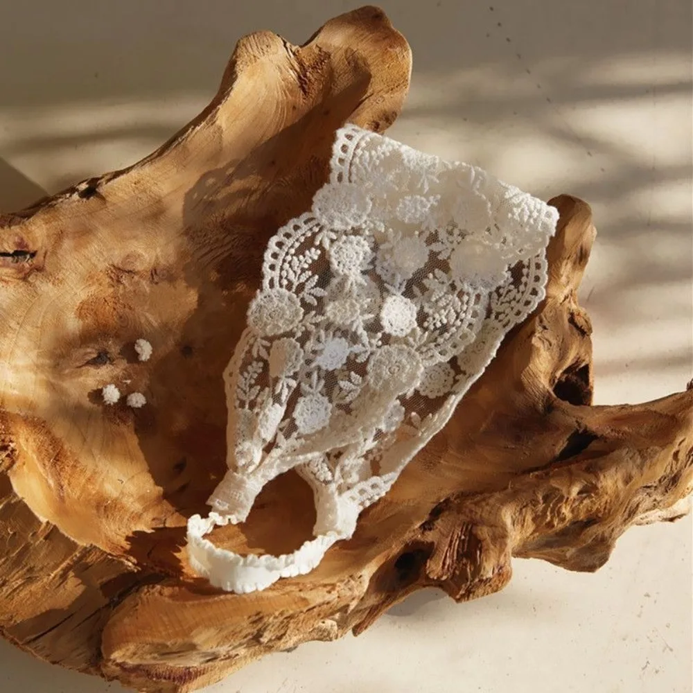 

Милая волнистая кружевная детская повязка на голову с вышивкой, широкая повязка для волос для младенцев, головной убор, эластичный обруч для волос в корейском стиле для детей