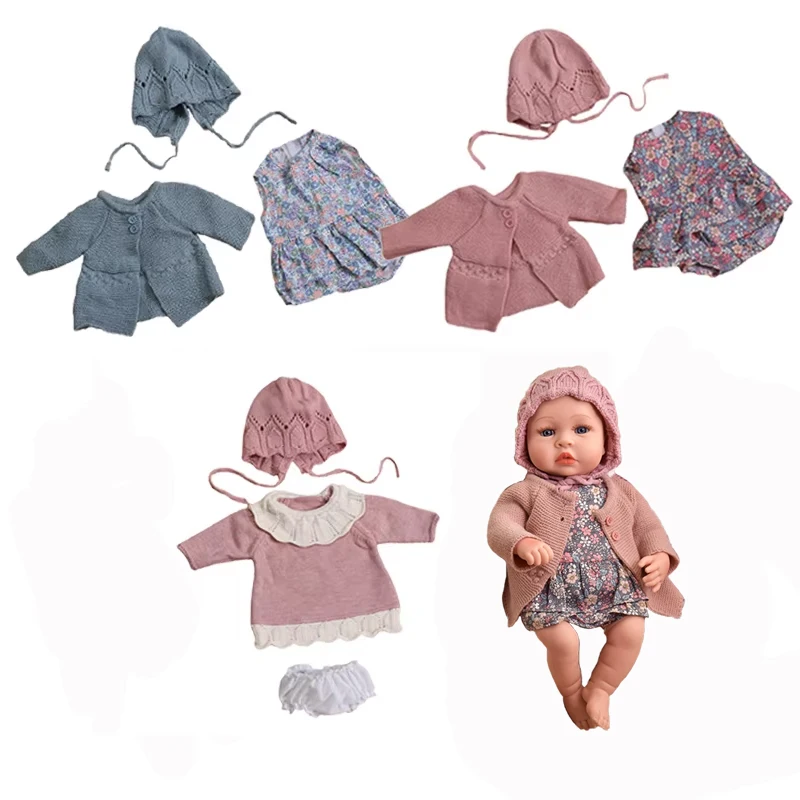 Reborn Baby Doll Clothes for 45cm Dolls Clothes Accessories Fashion Cute Girls DIY Baby Reborn Doll Clothes Accessories DIY Toys