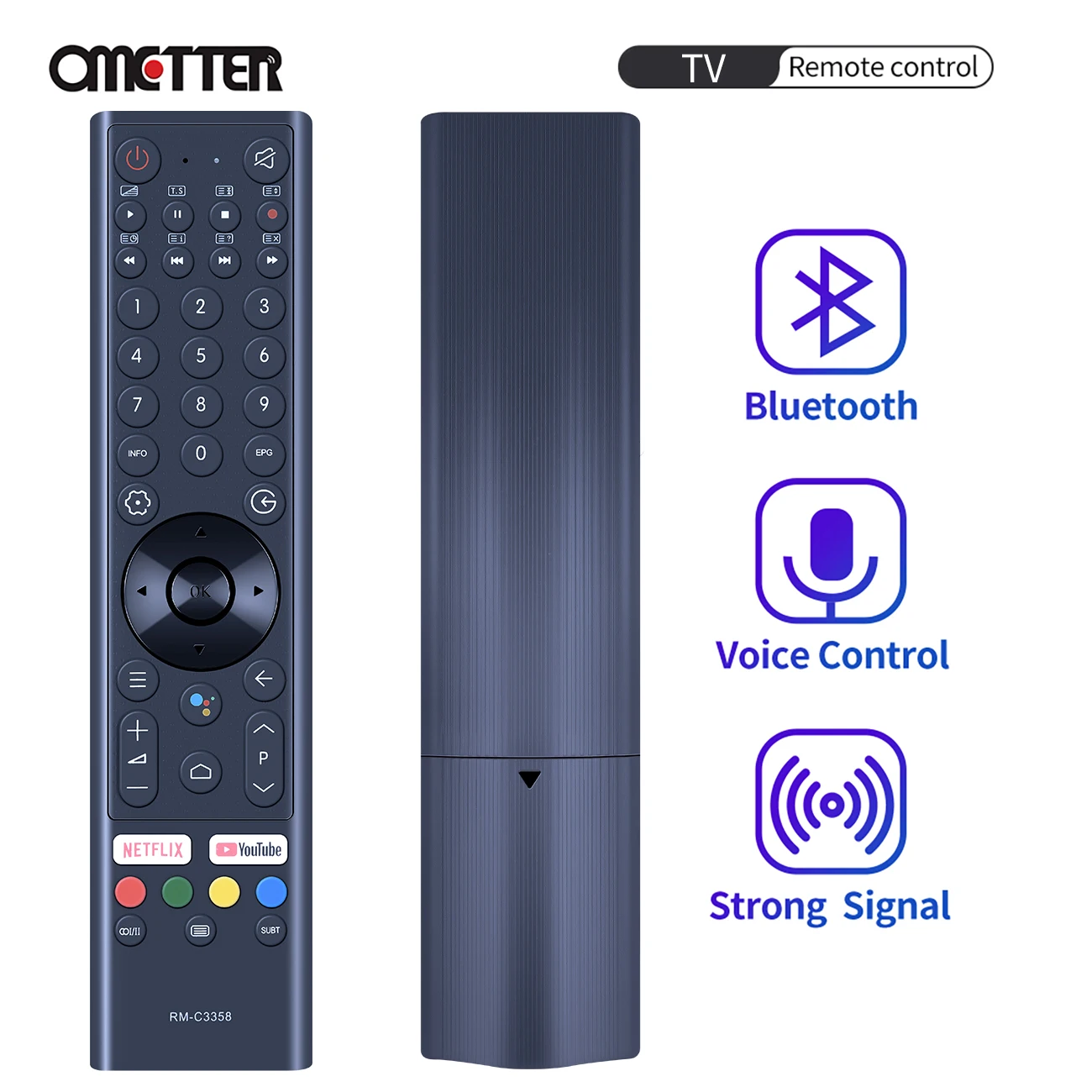 New Voice RM-C3358 RMC3358 Remote Control For JVC Smart LCD LED TV