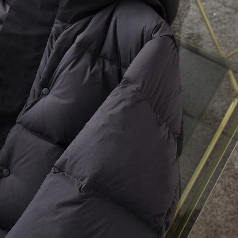 جديد أسفل السترات الرجالية أزياء الشتاء سميكة الدافئة مقنعين الخبز الستر كلا الرجال النساء سترات قصيرة كلا الجنسين ملابس خارجية