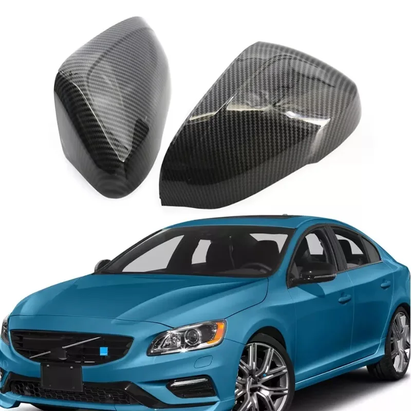 

Mirror Cover Carbon Fiber Right And Left Set High Quality Car Accessories Modified For Volvo S60 S60L S80L V40 V60 2011-2020