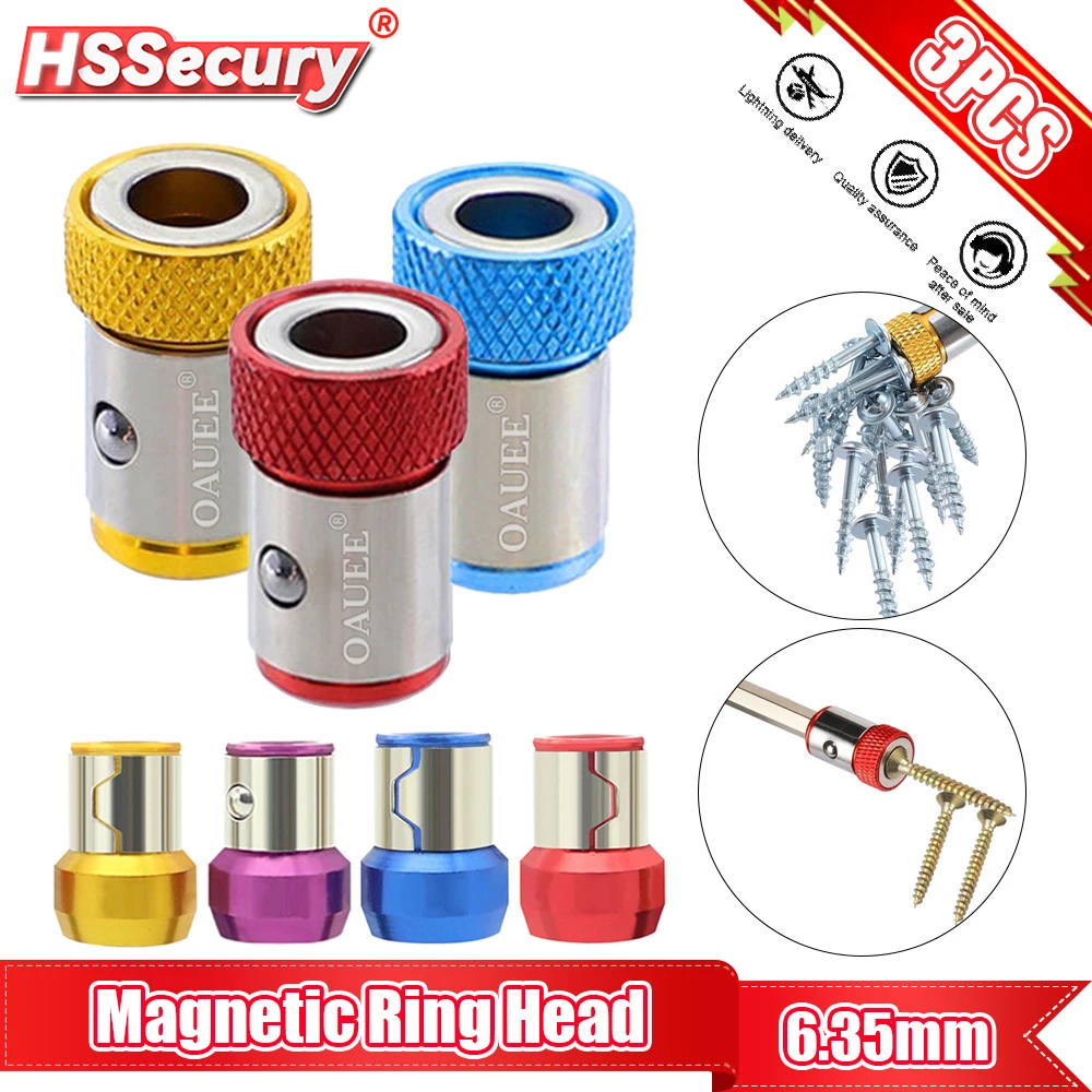 

Magnetic Bit Tool Alloy Electromagnetic Ring Screwdriver Bit Holder Cross Screwdriver Antislip Anti-corrosion Magnetic Drill Bit