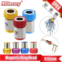 Magnetic Bit Tool Alloy Electromagnetic Ring Screwdriver Bit Holder Cross Screwdriver Antislip Anti-corrosion Magnetic Drill Bit