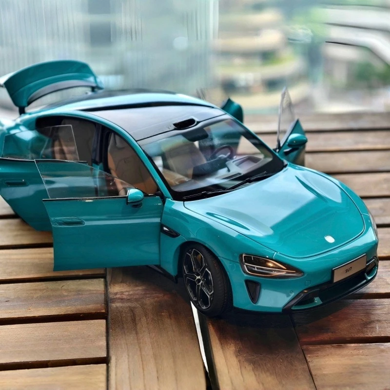 

1: 24 Su-7 Alloy Car Model Edition, Gulf Blue, Purple Car Model Sunset, Advanced Collection Ornament