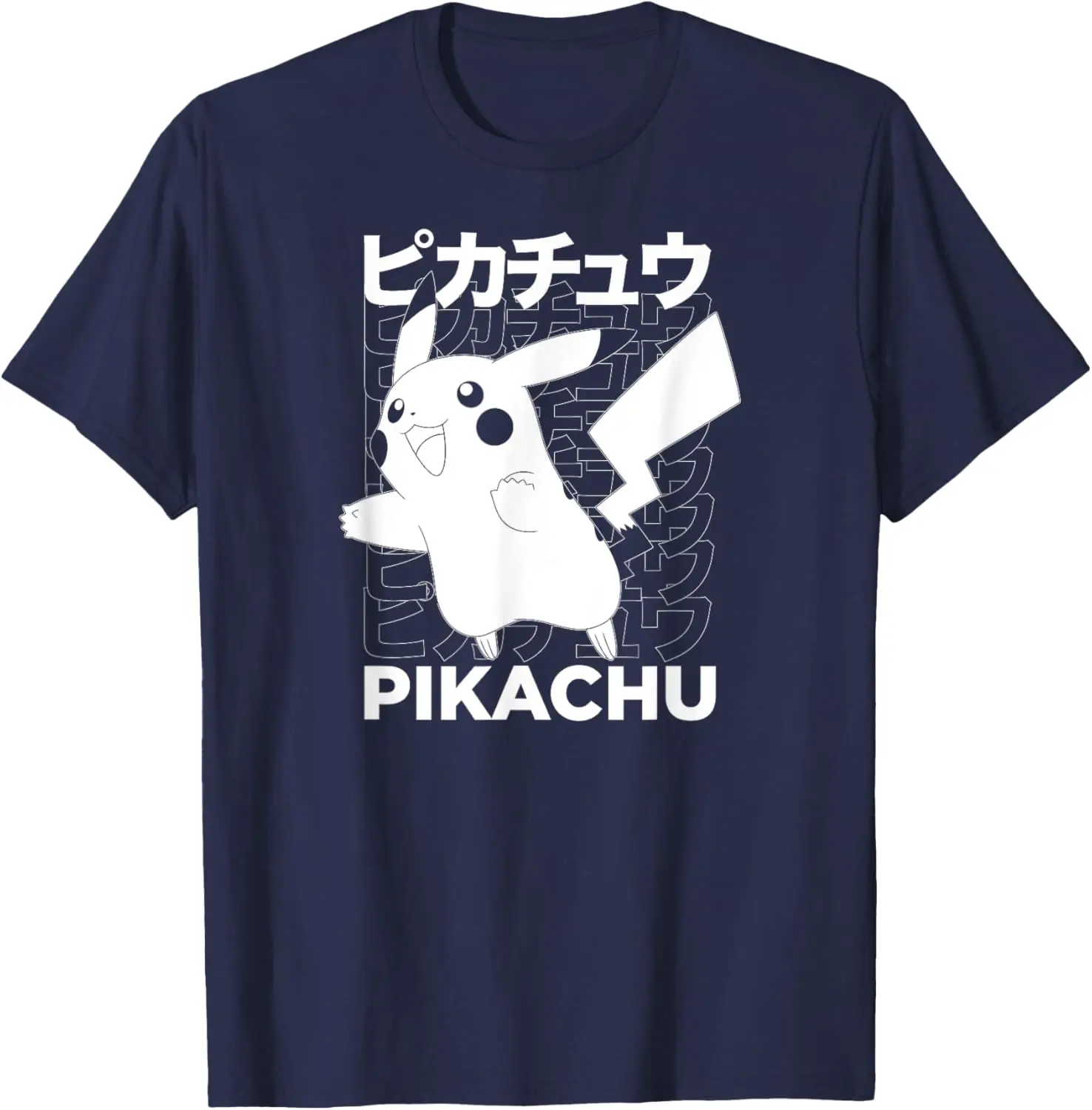 Pokémon Pikachu Kanji Pigment T-Shirt