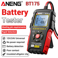 ANENG Digital Battery Tester Tool Universal With Insulated Alligator Clip LCD Display Screen Professional Car Battery Test BT175