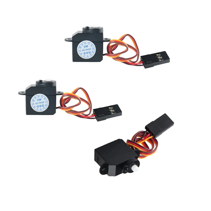 DM-S0020 2.1g Micro Digital Servo Coreless Motor 2PCS/4PCS/8PCS JR Connector 2g Mini Servos DIY Parts For RC Aircraft Model
