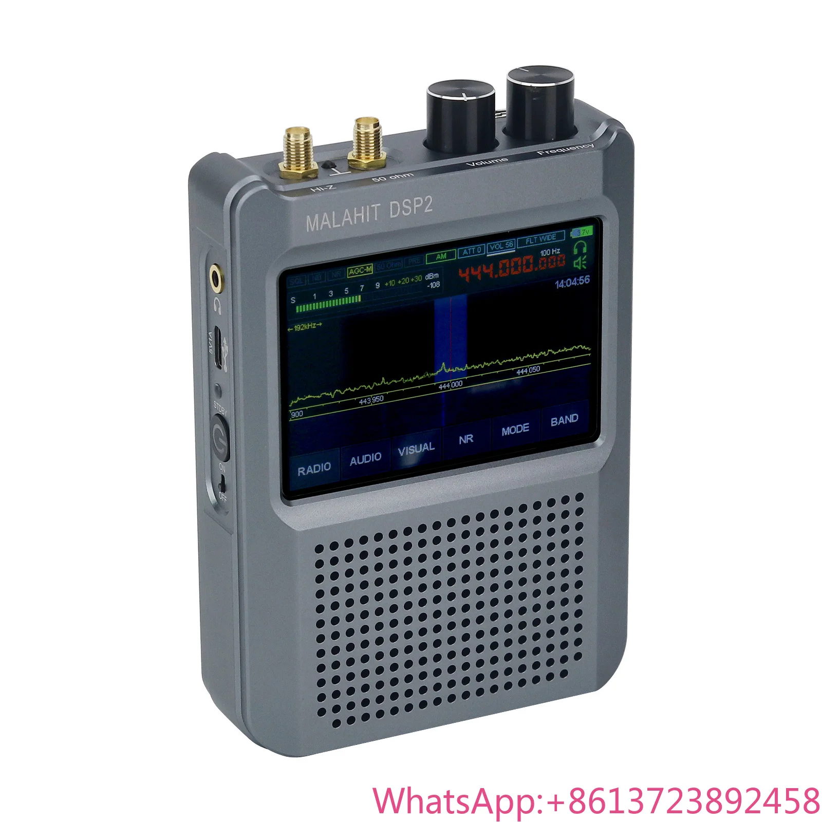 

Latest authorized firmware 2.40 2nd generation Malahit-DSP2 SDR Malachite receiver with 3.5" touch screen